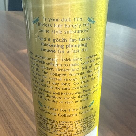 Schwarzkopf Got2b Fat-tastic Thickening Plumping Mousse - 8.5 fl oz - Picture 3 of 6